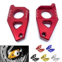 Moto di Alluminio di CNC Regolatori Catena Assale Posteriore con Tenditori Bobina Catena Per Yamaha TMAX 530 MT 10 MT10 TMAX530 FZ1 FZ8 R1