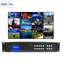 Matriz HDMI de conmutación de vídeo 4x4, 8x8, 8x16, 8x24, 16x16, 16x32, 4K, compatible con Control remoto, 3D, EDID, Blu-Ray, DVD para LCD, LED, pared de vídeo