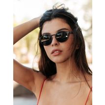 ZENOTTIC Occhiali da sole polarizzati rotondi piccoli retrò Uomo Donna Lenti polarizzate vintage UV400 leggere Tonalità alla moda