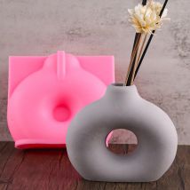 Beton Geometrie Vase Silikon Form DIY Handgemachte Gips Epoxy Harz Cemant Sukkulente Blume Topf Casting Formen Startseite Craft Decor