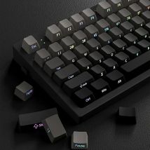 Neues Farbverlaufs-Tastenkappen-Set PBT Double Shot Side Print Shine Through Backlit OEM-Tastenkappen für MX Switch Gaming mechanische Tastatur