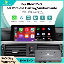 YolanAuto Wireless Apple CarPlay Android Auto für BMW EVO System 3X1X5X6 2017-2019 MY F48 F15 F16 G01 Mirror Link AirPlay