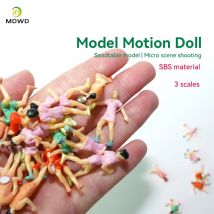 ABS bemalte Miniatur 1:50-1:100 Sportfiguren Menschen Modellbau Materialien DIY Architektur Gebäude Layout für Diorama