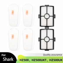 Filterset für Shark HZ500 Serie HZ500UKT, HZ500UK Staubsauger, antiallergisches Nachmotor-Schaum- und Filzfilterzubehör