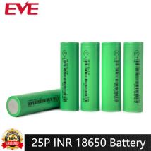 10-100 stücke EVE 25P INR 18650 Batterie 2500 mAh Kapazität CDR 20A 3,7 V Lithium-ionen Batterie Zelle wiederaufladbare Für Elektrische Roller Spielzeug