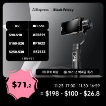 Hohem iSteady Mobile Plus 2024 Stabilizzatore per smartphone con giunto cardanico portatile a 3 assi Registrazione video per iPhone 15 Pro Xiaomi Huawei