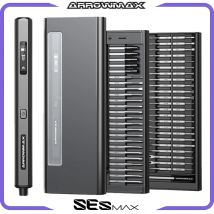 ARROWMAX-Juego de destornilladores eléctricos de precisión, destornilladores inalámbricos recargables, Control de movimiento inteligente, nuevo, SES Max