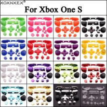 1set Full Chrome Taste Ersatz Für Xbox One S Griff Dpad ABXY Trigger Griffe stick Teile für Xbox One S schlank Controller