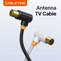 CABLETIME TV Kabel 90 grad Digital TV Linie Satellite Antenne Hohe Qualität STB für HD Fernsehen Video Linie C317
