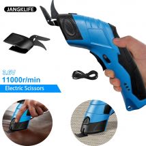 JANGKLIFE DIY Elektrische Schere Tuch Schneiden Leder Schneider Wolfram Hartmetall Klingen Tragbare Hand Werkzeuge Lithium-batterien