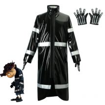 Coraline the Secret Door Cosplay Kostüm Coralin Kleid Wybie Lovat Hoodie Cartoon Film Jacke Mantel Halloween Anzug Regenmantel Geschenk