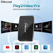 Ottocast Play2video Pro CarPlay TV Box inalámbrico coche reproducción Android Auto sistemas inteligentes para Youtube Netflix Spotify