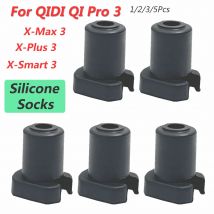 1/2/3/5/Stücke Silikon Socken Für QIDI Q1 Pro 3 Hotend Schutz Abdeckung Fall Für X-Max 3 / X-Plus 3 / X-Smart 3 Silikon Hülse Socke