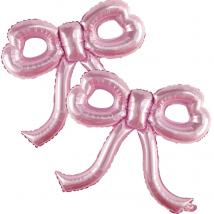 2 Stück große rosa Schleifenballons, Schleife, Partydekorationen für Babyparty, Braut, Verlobung, Hochzeit, Dekoration, Junggesellenabschied