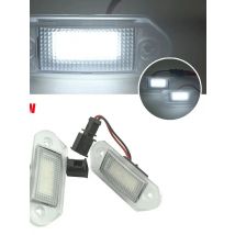 1 Pair LED Car License Number Plate Light Lamp Bulbs For VW Golf MK3 for Skoda Octavia I Auto Illumination Licence Plate Parts
