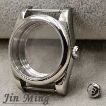 Hohe Qualität 36mm 40mm S Crown NH35 herren Uhr Fall Strap Teile Saphirglas Für NH34 NH35 Nh36 NH38 ETA2824 PT5000 Bewegung