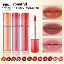 rom&nd THE JUICY LASTING TINT - 12 Tonalità, Leggero e Idratante, Tinta Labbra, Lucidalabbra, Trucco di Lusso, Cosmetico Coreano, Make-up Coreano