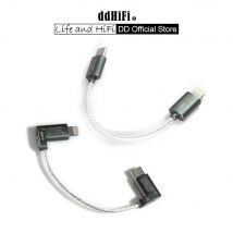 DD ddHiFi MFi06 Light-ning to USB TypeC Data Cable to Connect iOS Devices with USB-C DAC / AMP