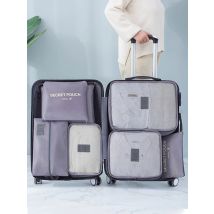 6/7 Piece Set Travel Storage Bag Large Capacity Luggage Clothes Sorting Organizer Set Suitcase Pouch Case Shoes Packing Cube Bag