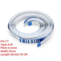 17pin 0,5mm Abstand ffc Kabel fpc awm 80c 60v VW-1 ein b Typ flaches flexibles Kabel//mm