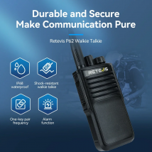 Retevis P62 Walkie Talkie 10 W leistungsstarke IP68 wasserdichte Walkie-Talkies Long Range Dual Band Two Way Radio Transceiver VHF UHF
