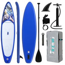 Funwater Stand Up Paddle Board Tavola da surf Gonfiabile Stand Up Paddle Board Tavola da surf Sup con accessorio Carico massimo 330 libbre