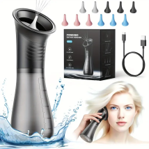 Rimozione del cerume aggiornata con detergente per le orecchie di sicurezza del serbatoio dell'acqua di scarto con sensore della temperatura dell'acqua Kit efficace per l'irrigazione dell'orecchio