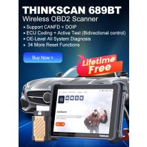 NEW THINKCAR THINKSCAN 689BT OBD2 Diagnostic Tool with Video Scope Support DOIP CANFD Lifetime Free update for All Cars