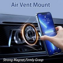 Supporto per telefono per auto con supporto magnetico per presa d'aria 360 per Magsafe iPhone 17 16 15 14 13 Pro Max Samsung S25 S24 S23 S22 Plus Xiaomi Stand