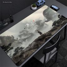 Großes Gaming-Mauspad, schwarzer Mythos, Wukong-Mauspad, mechanische Tastatur, Tischmatte, Boutique Edge Lock, Anime-Zubehör, große Schreibtischunterlage