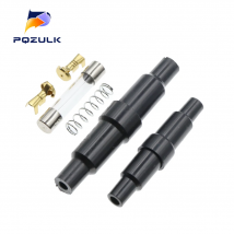 10PC 5X20MM 6X30MM Glas Rohr Sicherung Halter Schraube Typ Schnell Blasen Kunststoff Shell Männlich Weiblich, frühling, Crimpen Terminal Sicherheit Buchse