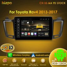 Hizpo 8Core 4G WIFI Autoradio Lettore Video Multimediale Per Toyota RAV4 RAV 4 2013 - 2017 DSP 2din Android 13.0 Autoradio Carplay