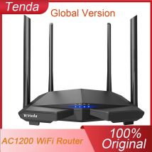 Versione globale Tenda AC6 Router WiFi AC1200 5Ghz Wireless Internet ad alta velocità MU-MIMO