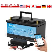 La más nueva batería LiFePO4 de 12V, 100Ah, 120Ah, 200Ah, 24V, 100Ah, BMS Bluetooth incorporado para campistas RV, carrito de Golf, todoterreno, Solar