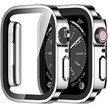 Wodoodporne etui do Apple Watch 7 8 9 45mm 41mm 10 46mm 42mm Szkło ochronne + osłona zderzaka do