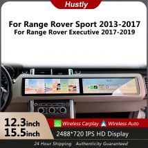 Carplay Android Radio LHD Doppio Schermo Per Land Rover Range Rover Sport L494 (2013-2017) Lettore Multimediale In-Car Navigazione GPS