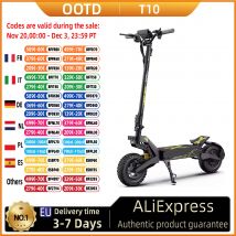 Skuter elektryczny OOTD T10 500W silnik 48 v13ah akumulator miejski terenowy skuter elektryczny dla dorosłych 11 Cal składany skuter elektryczny