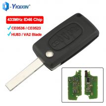 433MZH ID46 Fernbedienung Auto Schlüssel Für Peugeot 208 206 207 307 308 407 408 607 807 Partner Für Citroen C2 C3 C4 Berlingo Xsara HU83/VA2