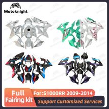 Passend für BMW S1000RR 2009–2014, S1000 RR 2013, Verkleidungsset, komplettes Set, Motorradverkleidung, bemalte Karosserie, neues ABS-Kunststoff, 4 Geschenke