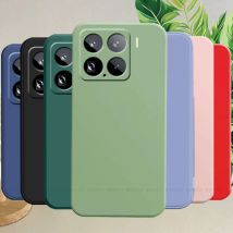 Für Xiaomi 15 Fall Abdeckung Xiaomi 15 Capas Neue Telefon Zurück Stoßfest Original Flüssigkeit Silikon Weiche TPU Fundas Xiaomi 15 Xiaomi 15