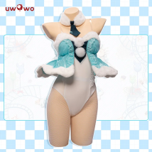 LAST BATCH UWOWO Mikku Cosplay Kostüm Mikku Kostüm Anime Kostüm White Bunny Niedliche Hasen Ver Jumpsuit Rabbit