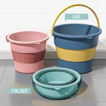 17L Klappwürfel Eimer Autowaschanlage Angeln Multifunktionales Becken Silikon zusammenklappbarer Eimer Große Kapazität Haushaltsgegenstände