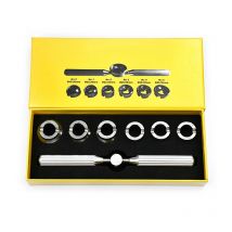 Set di rimozione apriscatole per fondello dell'orologio, set di chiavi per orologi con 6 stampi, kit di strumenti per la riparazione dell'orologio, accessori per orologiaio