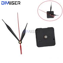 DIYUSER HQ3268 Meccanismo di movimento dell'orologio da parete al quarzo professionale e pratico Kit di parti di strumenti di riparazione fai da te con lancette rosse