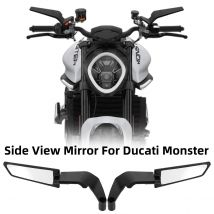 Motorcycle Side View Mirror for Ducati Monster 1200 1200S 1200R 1100 1000 950 937 900 Stealth Winglets Rearview Mirrors Kits