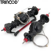 TRINOOD Vorder- und Hinterachs-Differenzialachse aus Metalllegierung, integriertes Stahlgetriebe für