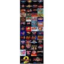 SNK NEO GEO X GOLD Limited spezielle neueste Handheld-Spielkartensets Band 1 mit 50 Spielen!