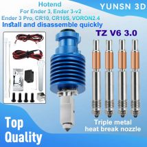Upgrade des Hochgeschwindigkeits-Druckkopfes TZ V6 3.0 Hotend Kit für Ender 3/3 PRO/VORON 2.4 Hi-End Extruder J-Kopf für Prusa Ender 3 V2/CR10
