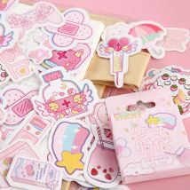 Rosa Girlhood Mini Papier Aufkleber Dekoration Diy Ablum Tagebuch Scrapbooking Label Aufkleber Kawaii Japanische Briefpapier Aufkleber