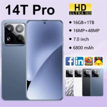 2025 New 14T Pro Smartphone 5G 7.0HD Dual SIM Card 22G+2TB Cell Phone Android Mobile Phones Cellphones Unlocked Global Version